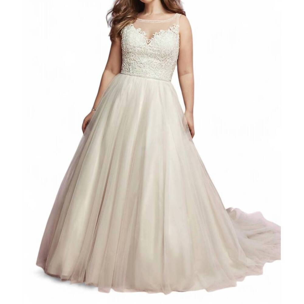 NEW REBECCA INGRAM eliza wedding gown in ivory
